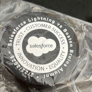 Salesforce Hockey Puck the MS fundraiser. Played the retired bruins team. 2025